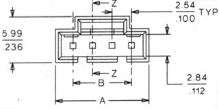 Line drawing - C Grid connector